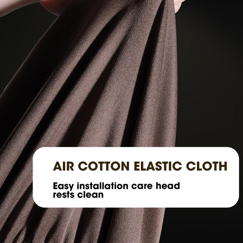 Product Introduction of 1PC Car Seat Headrest Cover Anti-Dirty Elastic Protective Cover Car Interior Products Modified Seat Cover Lorry Sedan Universal 24