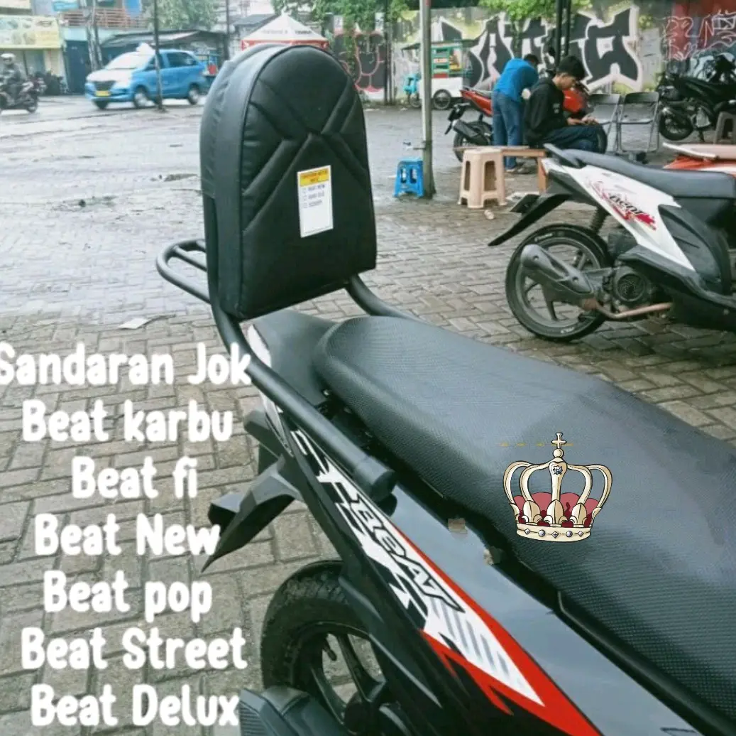 Sandaran Motor Beat Delux Beat Street Beat Fi Beat Karbu Sandaran jok Motor Beat Baru Beat Lama