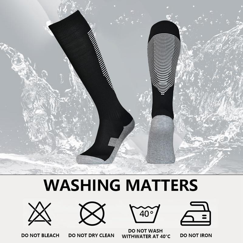 Product Introduction of Non-slip Sports socks Knee-high Soccer Socks Long Stocking Breathable Stripe Jogging Cycling Socks Sports socks 19