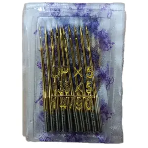 jarum DP x 5 GOLD nomor 14 merk F-STRONG(1) warna emas