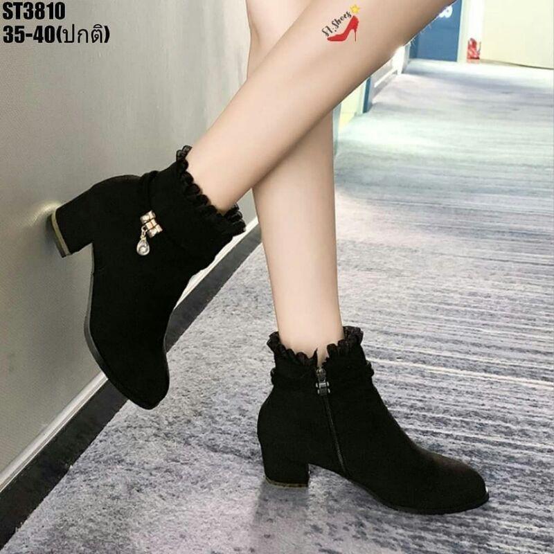 ALVEENASHOES sepatu heels boots korea casual 1