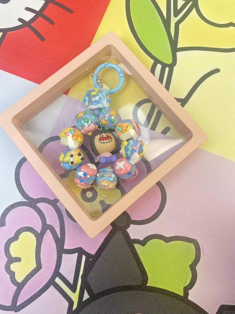 Product Introduction of Heavy oil diy hand-painted beads，mobile phone chain，big chain 4