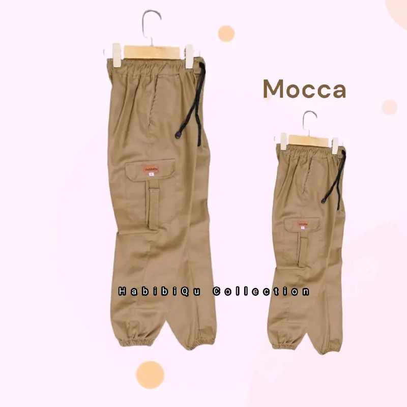 CELANA CARGO ANAK PEREMPUAN 1-12 TAHUN JOGGER KARGO SAKU GAMBLOK ANAK.CEWEK Kids 4