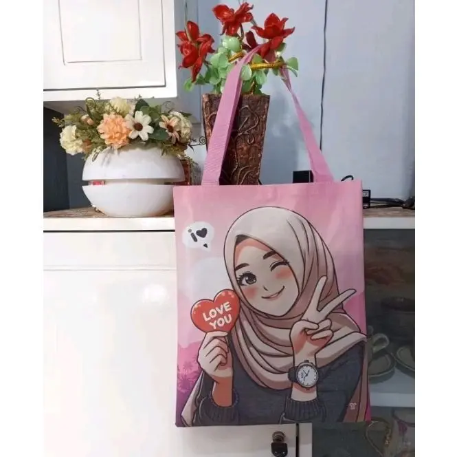TAS NGAJI_TOTE BAG GILS_TAS SEKOLAH_TAS BELANJA 37*31 3