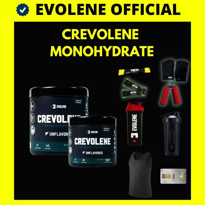 Crevolene Monohydrate 30 / 60 SERVING MANGO, STRAWBERRY & UNFLAVOR New Evolene Creatine 0