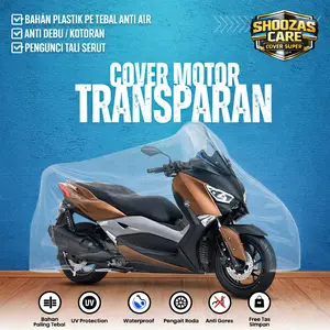 Terlaris No.1 sarung Cover motor Transparant Beat vario mio nmax pcx adv aerox XMAX SCOOPY semua motor Tebal