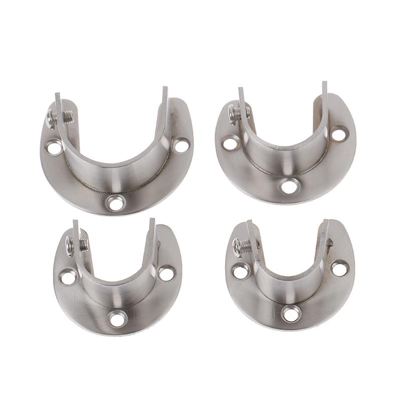 Product Introduction of Giá Đỡ Thanh Tủ Quần Áo Bằng Thép Không Gỉ, 19 / 22 / 25 / 32Mm, Giá Đỡ Thanh Mặt Bích, Ổ Cắm 5