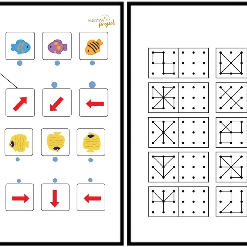 ECER - Lembar Aktivitas Coding for kids Hayya Project - lembar mewarnai worksheet buku edukasi bayi busy book anak 2 tahun coloring 3