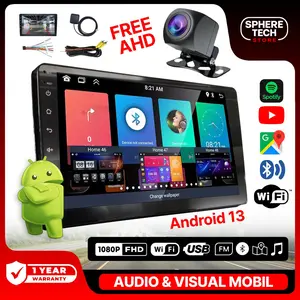 [COD-SV] SphereTech Head Unit 4+32/64G Android 7/9/10inch + Cooling System Car Android 13 Navigasi Kamera Mundur Multimedia Mirrorlink Bluetooth HONDA TOYOTA SUZUKI MITSUBISHI NISSAN AFL