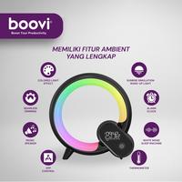Gambar BOOVI JD005 Jam Alarm Digital Lampu LED RGB Remote Control Speaker Bluetooth Multifungsi Type C - Putih dari Boovi Official Kota Administrasi Jakarta Barat 3 Tokopedia