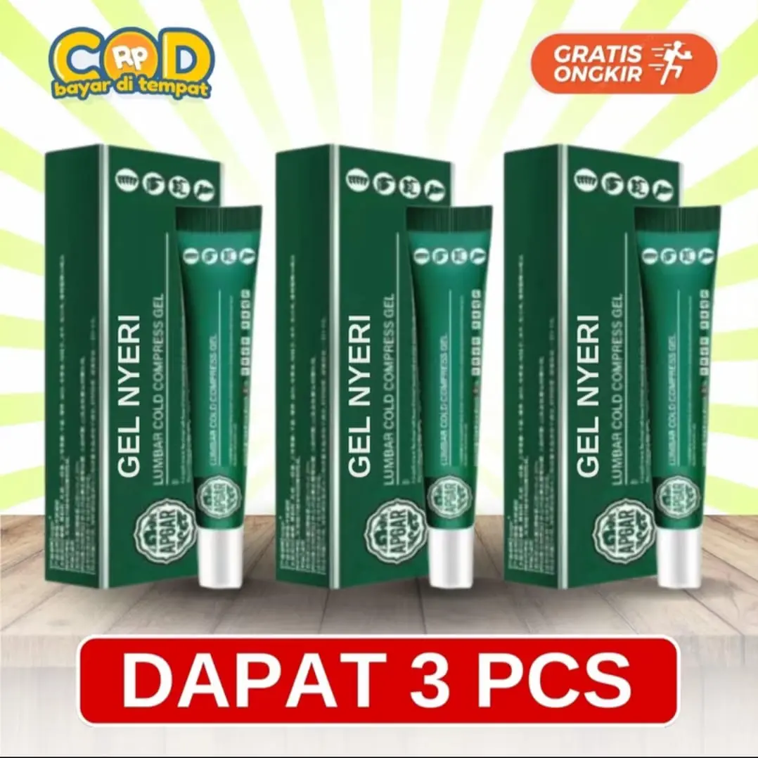 3Pcs Lumbar Spine Cooling Gel Pereda Nyeri Pinggang, Otot, Keseleo, dan Sendi - Tubuh