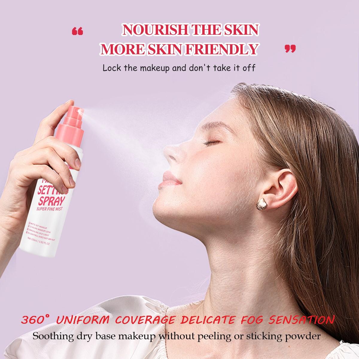 LABENKA | BPOM | Makeup Setting Spray Matte Finish Super Fine Mist 100ml - Fix Makeup Tahan Lama LBK-F03 LABENKA | BPOM | Makeup Setting Spray Matte Finish Super Fine Mist 100ml - Fix Makeup Tahan Lama LBK-F03