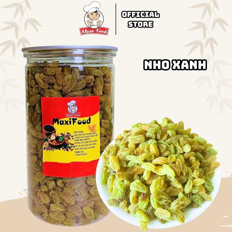 500G NHO KHÔ XANH NINH THUẬN KHÔNG HẠT SẤY LẠNH MAXIFOOD