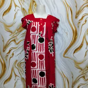 Daster batik Alvin Tangan Model Sikak Ukuran Standar