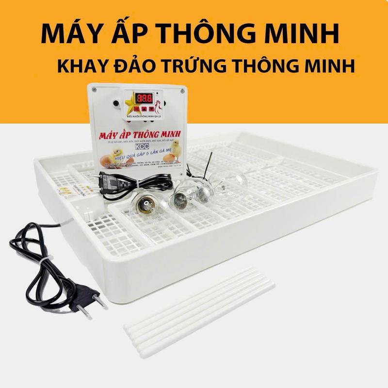 MÁY ẤP TRỨNG + 1 KHAY ĐẢO TỰ ĐỘNG THÔNG MINH - (BẢO HÀNH 3 NĂM)