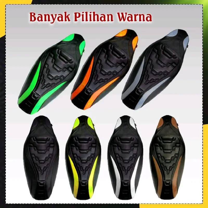 Cover Jok Motor Model Piramid Tanpa Setaples Beat Vario Aerox PCX Nmax Merk ARK Custom Motorcycle 2