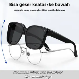 【Toko Resmi YJ 】Kacamata Wanita Pria Optik Anti Sunglass Dengan Fashion Sunglasses Kacamata Hitam GMYS