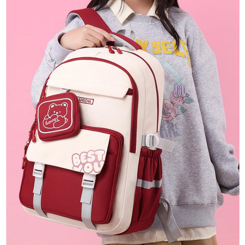 [HINATA] Tas Ransel Anak Sekolah Model Simple dan Keren Warna Cakep -M0298B 0