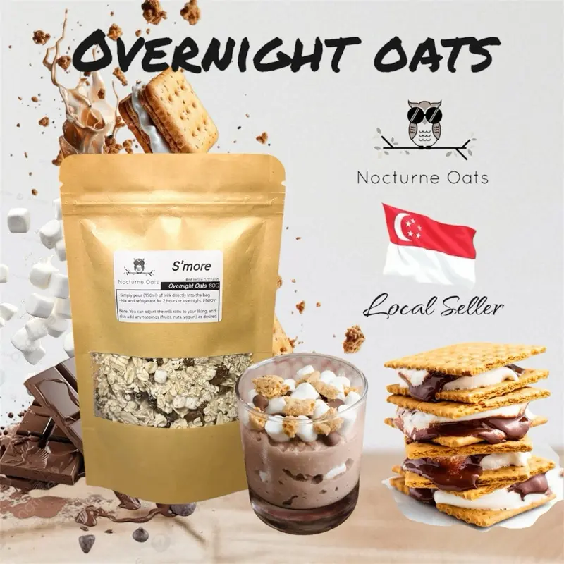 Nocturne overnight oats premix 80g (S’more)