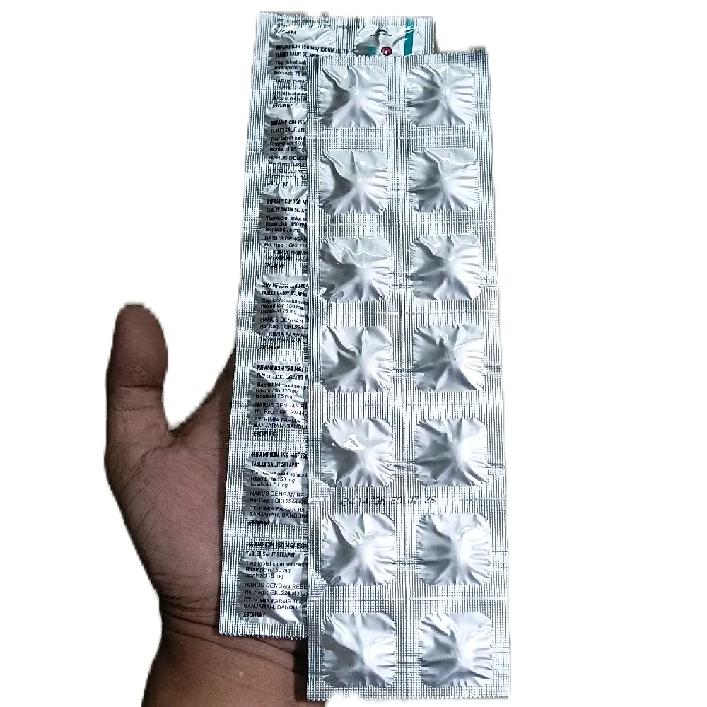 Rifampisin 150/ isoniazid 75 suplemen kesehatan paru perstrip @14 tablet