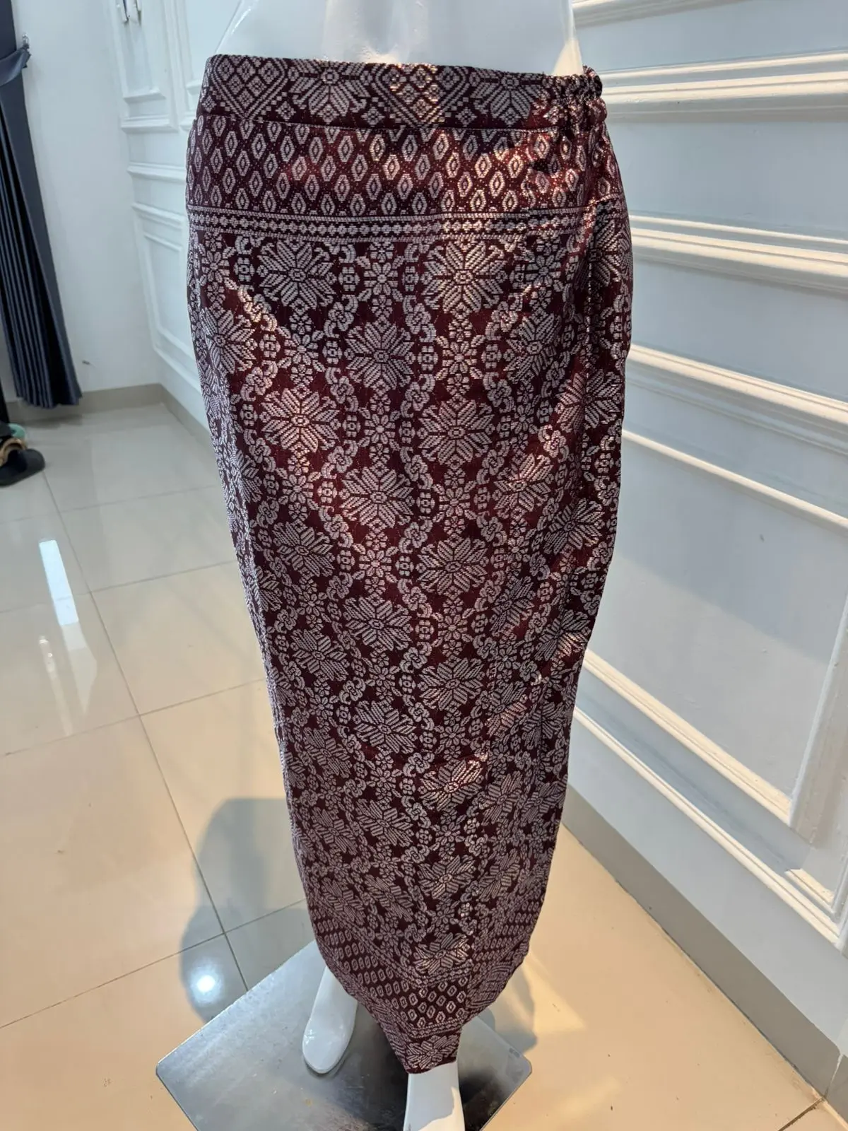 Rok Songket Palembang / Rok Songket Bawahan Kebaya Mewah / Rok Songket Span / Rok Songket Motif Terbaru