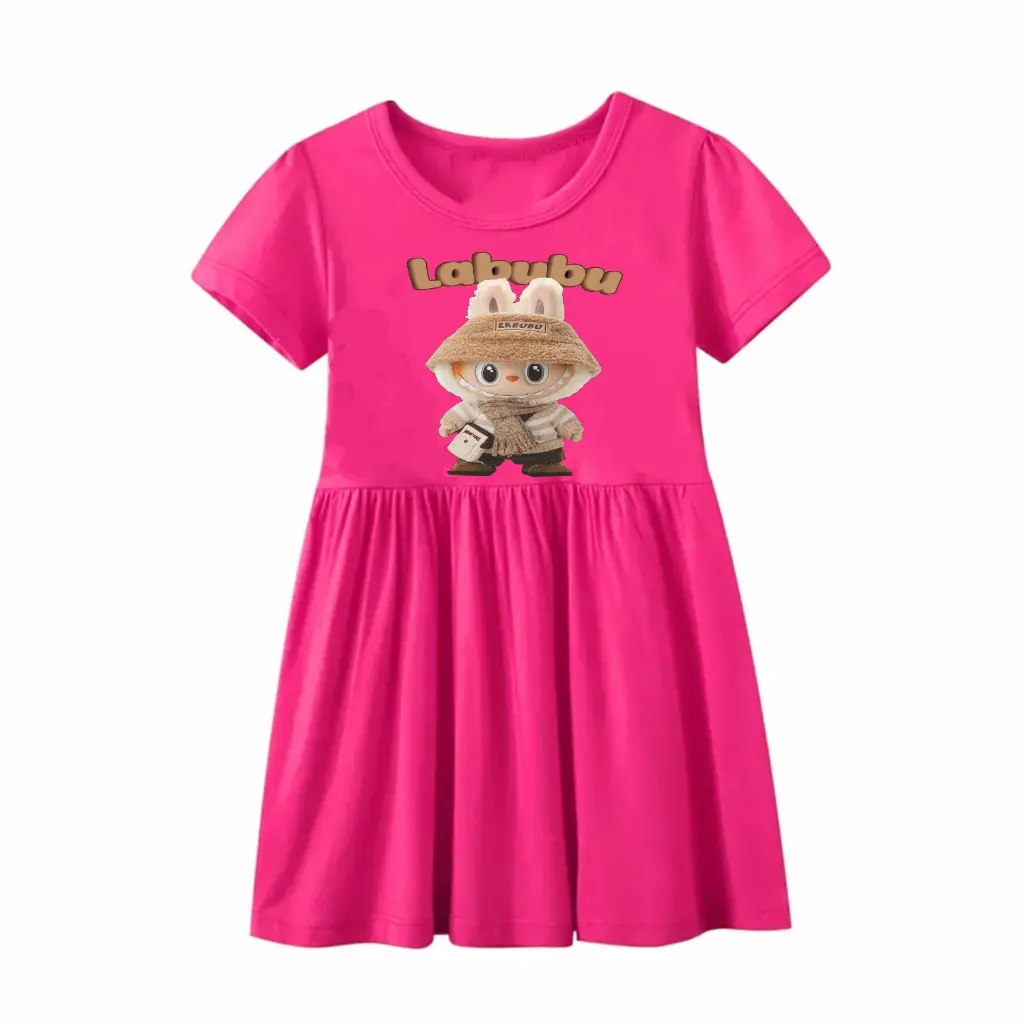 Fashion/Dres Anak Perempuan Labubu 1-10 Tahun
