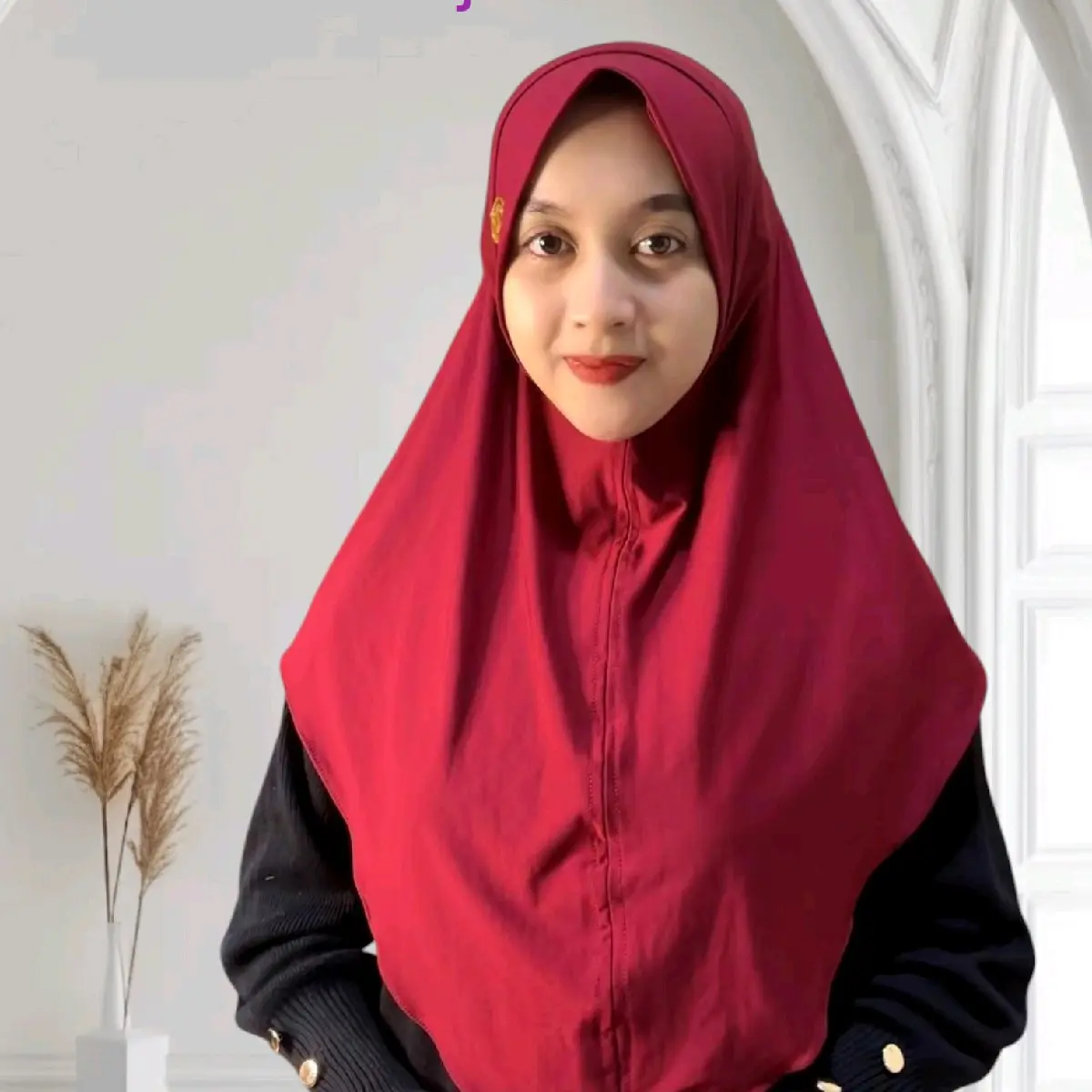 Marisa hijab instan dayli size M malay non ped/ ped antem..terbaru Kerudung Tebal Nyaman Muslim inner Panjang  Lembut Khimar bergo hamidah