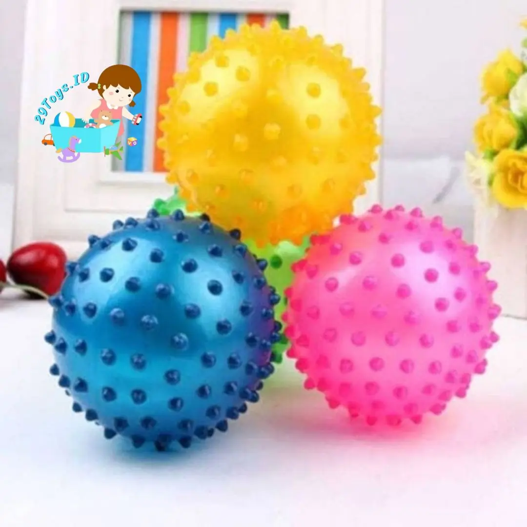 Mainan Bola Karet Motif Duri Soccer Semangka Untuk Anak Anak Bahan Berkualitas Mainan Serbaguna Dengan Pilihan Motif Menarik