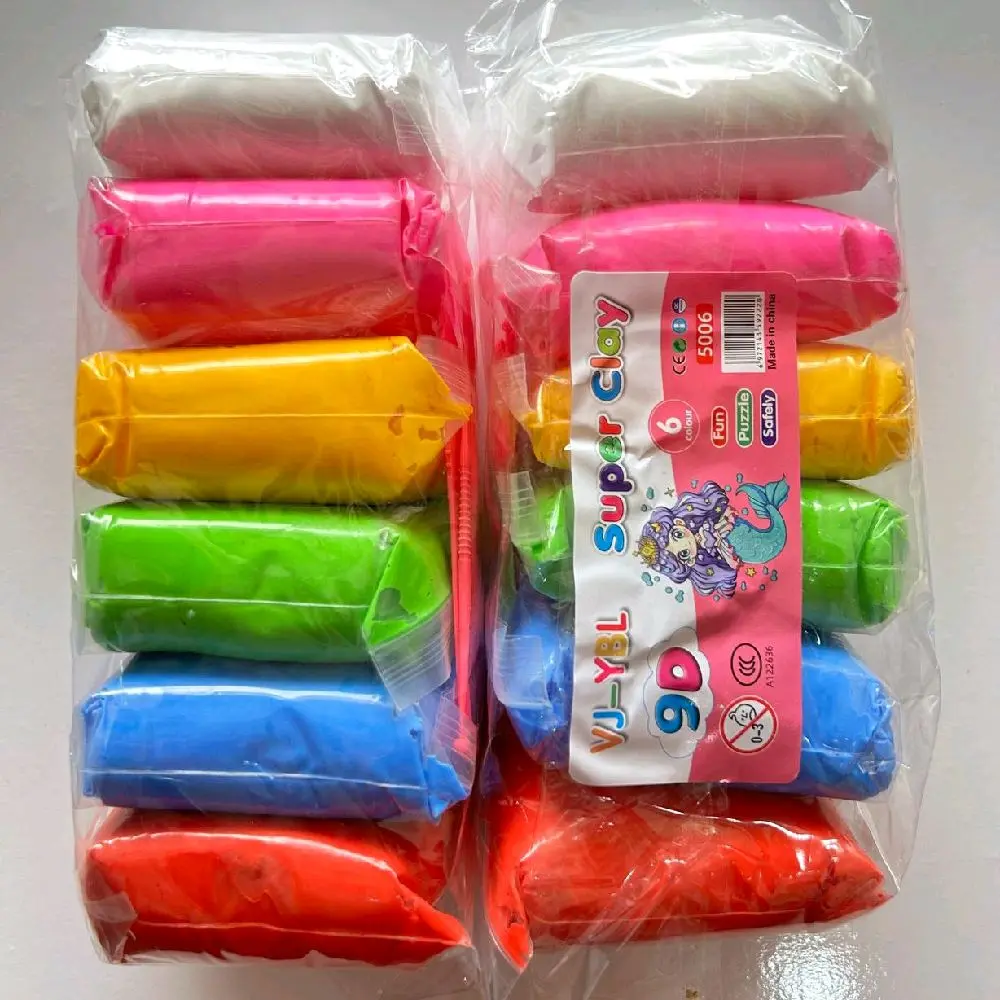 Mainan clay Jumbo 35gram 6pcs untuk Anak - Toys