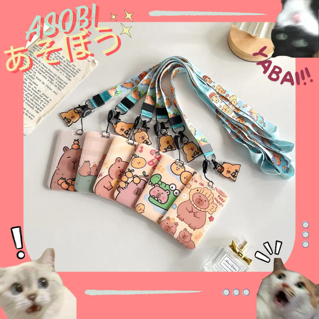 ASOBI CARD HOLDER ID / NAME TAG / ID CARD CAPYBARA LUCU
