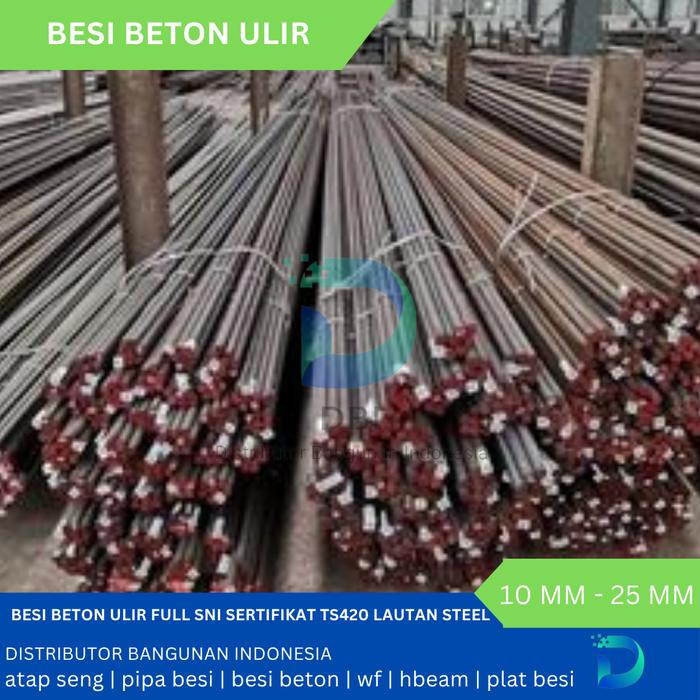 Jual Besi Ulir 13 mm Lautan Steel / LS TS420 Full SNI Sertifikat Tekuk ...