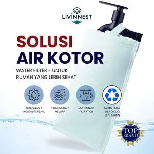 Filter penjernih air keran penyaring air kualitas premium bahan beby terry gramasi 320 bahan tebal dan halus