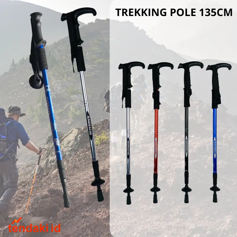 trekking tracking pole tongkat gunung lurus Shop Tokopedia
