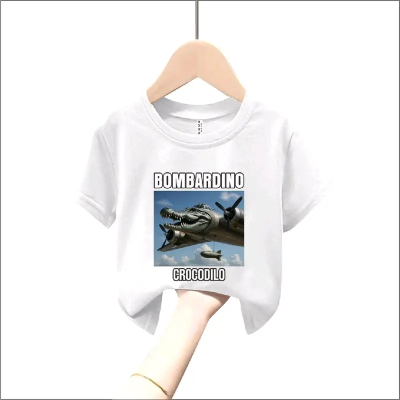 KAOS ANAK BOMBARDINO CROCODILO UNISEX DIGITAL SABLON 8