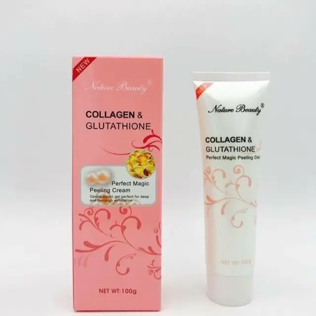 Nature Beauty Collagen & Glutathione Peeling Cream - Perfect Magic Formula  for Skin Care - 100g Tube