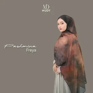 MUDYHIJABKU - Hijab Pashmina ceruty motif (pasmina ceruty babydoll motif pashmina freya)