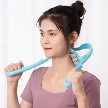 Alat Pijat Leher Manual Relaxing Neck Massager Therapy Punggung Pijit Facial Terapi Getar 2