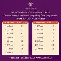 Gambar Diamond Pavilion Cincin Emas Batu Berlian Eshal Ring - 11-12 dari Diamond Pavilion Kab. Klaten 4 Tokopedia