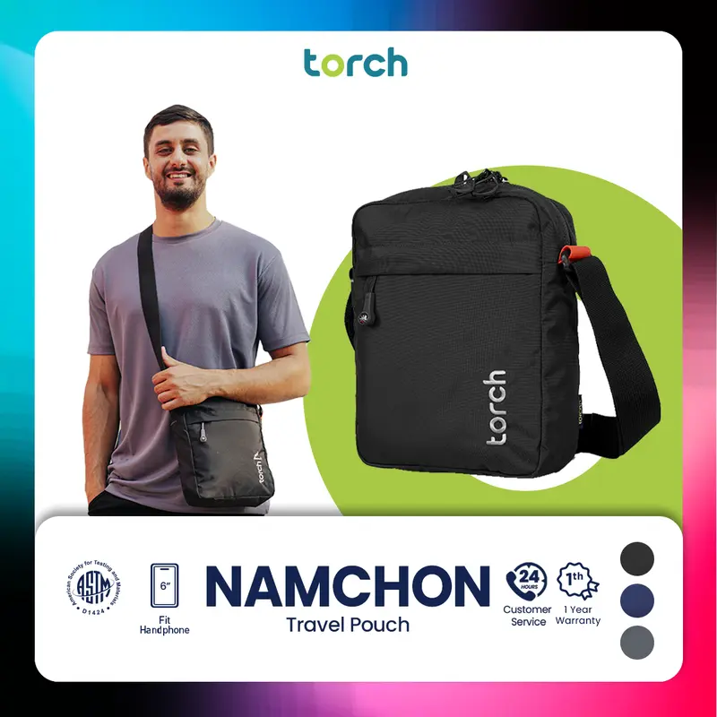TORCH Namchon 4 Liter Tas Selempang Pria Wanita Ringan Anti Air - Travel Pouch Waterproof 0