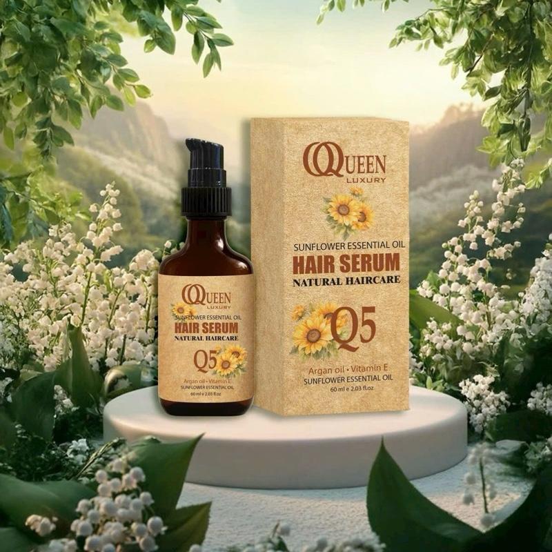 Tinh Dầu Dưỡng Tóc Queen Q5 Sunflower Essential Oil 60ml Thơm Sâu Chăm Sóc Tóc Hư Tổn