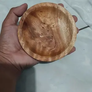 JOWO online tempat dupa bulat 10cm kayu jati