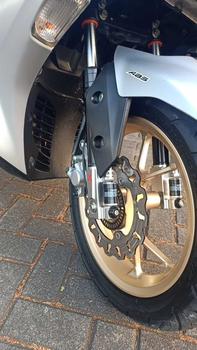Product Review of N MAX AEROX OLD NEW PIRINGAN REM CAKRAM DISC BRAKE DPN BLKG ORIGINAL SCARLET N MAX OLD NEW AEROX LEXI UKURAN STANDAR VARIASI Motorcycle from W**n _** 0