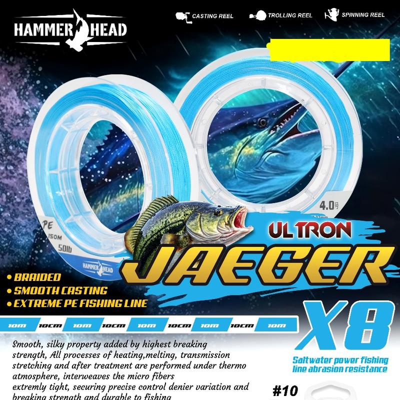 senar PE hammerhead ULTRON JAEGER X8 100 m & 300 m 0