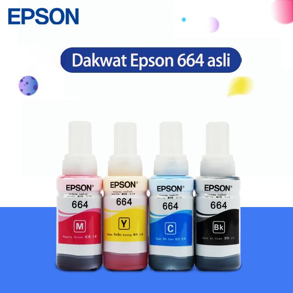 Epson 664 Refill Ink For L120 L210 L360 L385 1300 - Black Cyan - TikTok ...