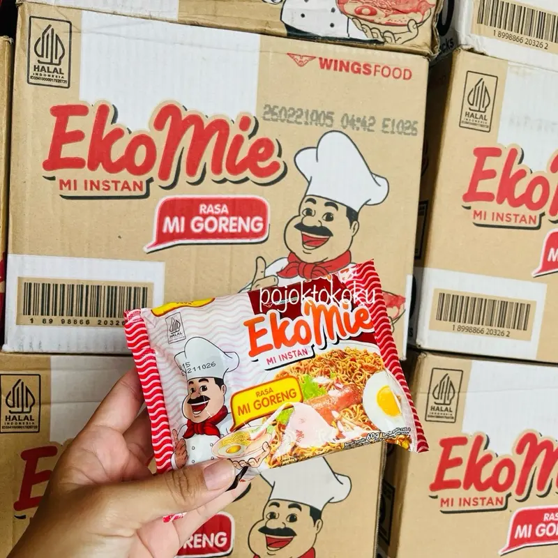 Ekomie (1 dus 40 pcs) Ekomie Rasa Mi Goreng Mie Instan