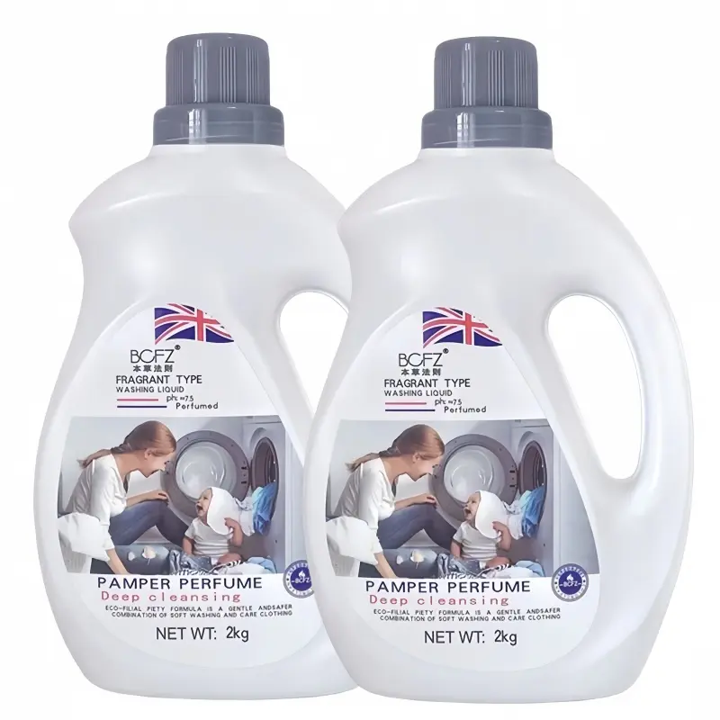 Long lasting fragrance laundry detergent, soft, mite removing, stain removing, deep cleaning Washing liquid suitable for mothers and infants Perfume Scented laundryliquid detergent Household