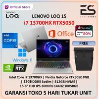 Gambar LENOVO LOQ 15 CORE i7 13700HX RTX5050 32GB 512GB W11 OHS 15.6" FHD 144HZ 100SRGB 24RGB - NON BUNDLING, 16GB - 512GB SSD dari ENVICSTORE Kota Administrasi Jakarta Utara 1 Tokopedia