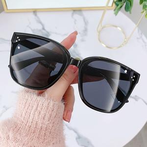 FSG33 Over Sized Unisex Sunglasses Square Cermin Mata Hitam Eyewear
