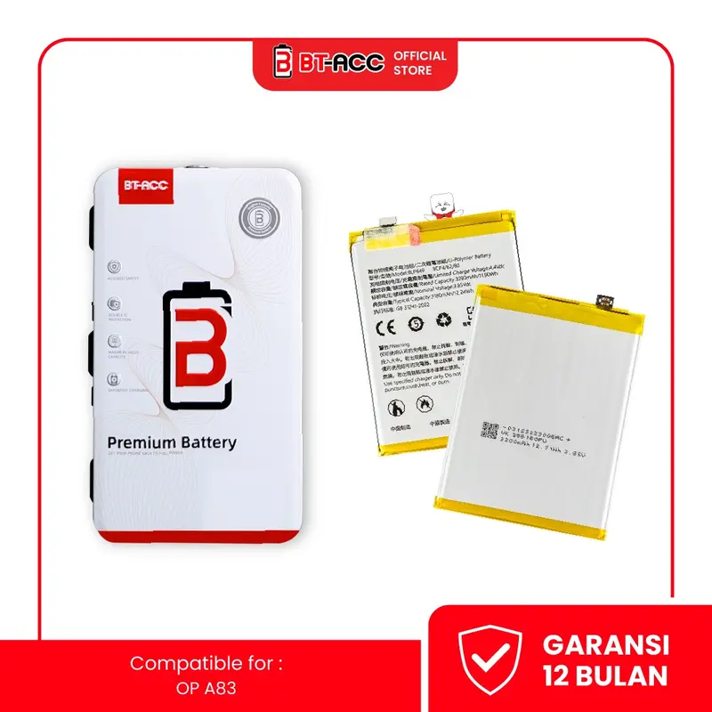 BT-ACC BLP649 Battery Baterai Compatible For Oppo A83
