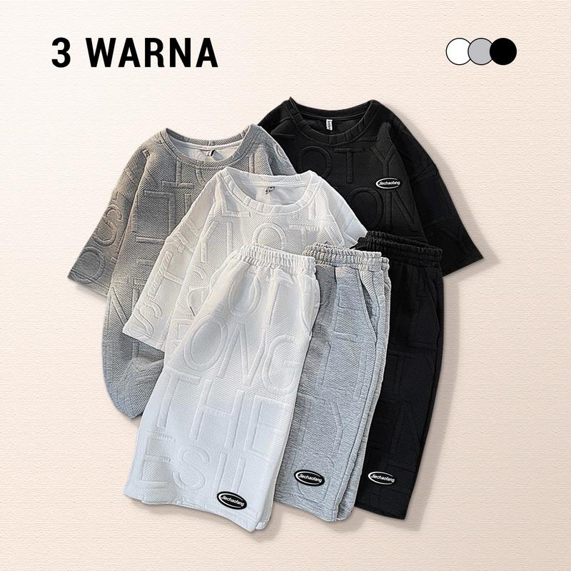 Product Introduction of setelan outfit pria street wear outfit baggy pants setelan cowok dewasa baju 1 set pria baju cowok keren 1 set outfit cowok setelan laki laki dewasa outfit  skena 2